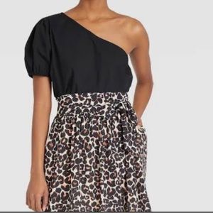 Who What Wear One Shoulder Blouse 2X